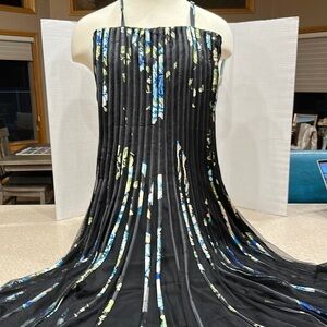 NWT Sandra Darren dinner dress spaghetti straps, size 8